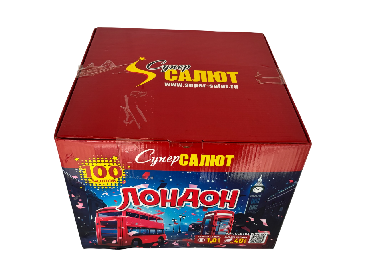 Фейерверк "Лондон" 100 залпов