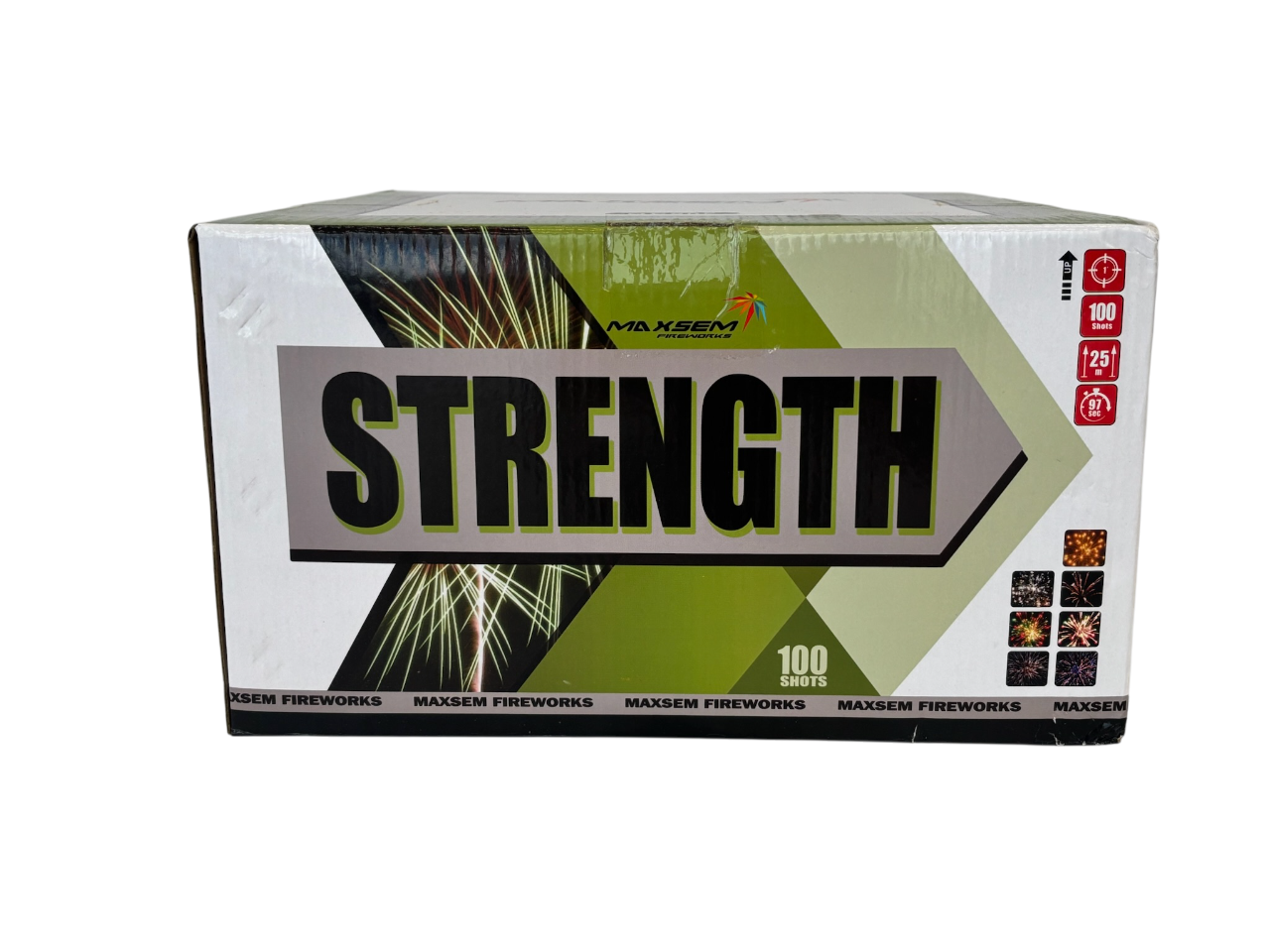 Фейерверк "Мощный залп" 100 залпов